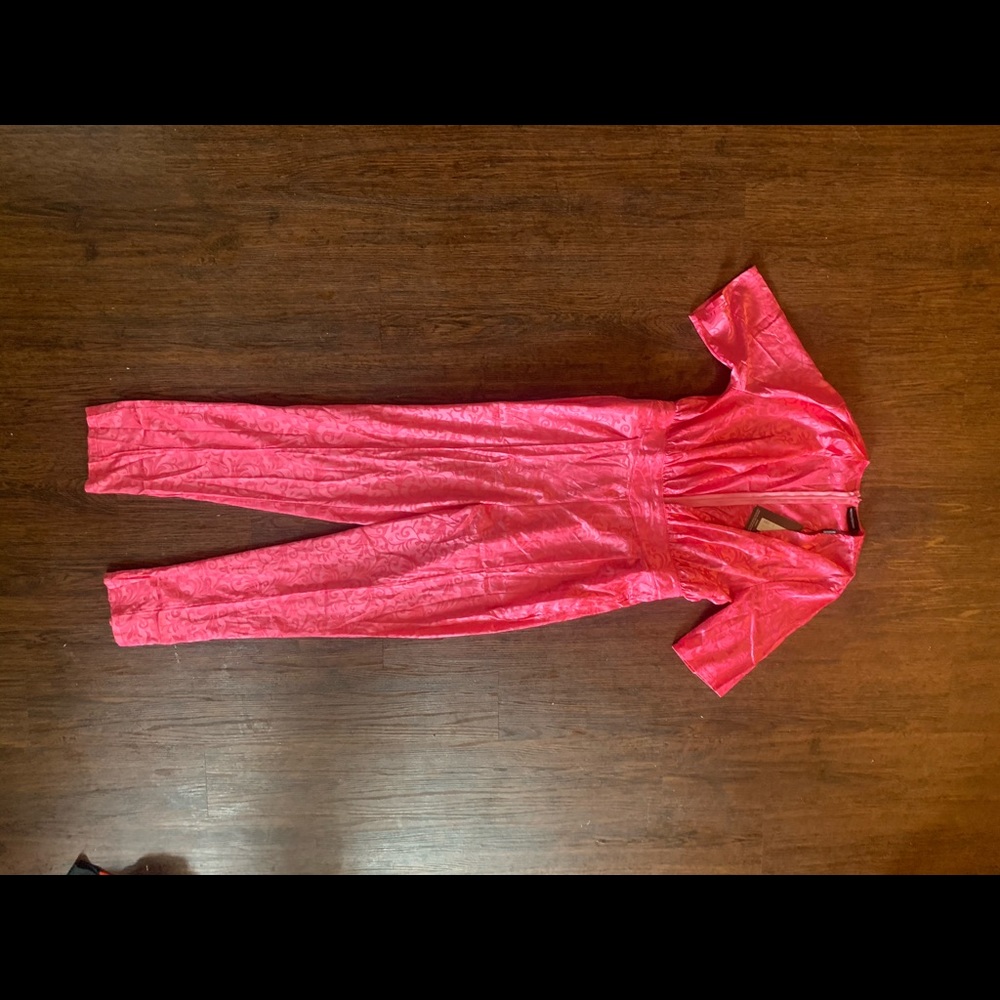 Size 8 Pants Romper- Pink